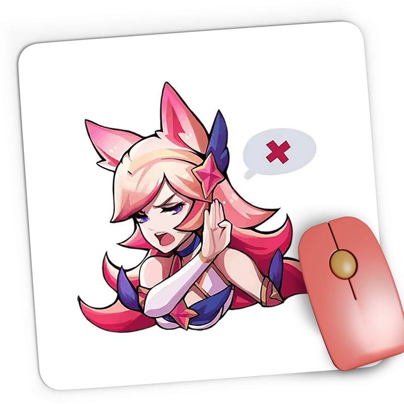 PC, gaming si accesorii - Periferice PC - Mousepad - Mousepad Gaming League of Legends Ahri Instagram Creator, 21x19 cm - Infinity.ro