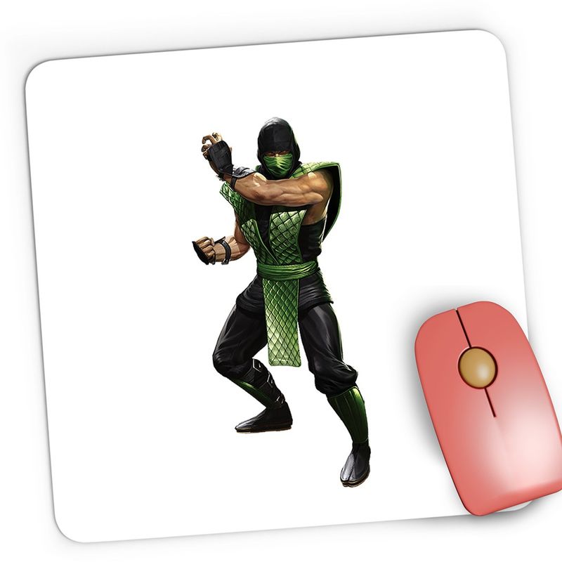 PC, gaming si accesorii - Periferice PC - Mousepad - Mousepad Gaming Mortal Kombat Monk Fictional Character PS4, 21x19 cm - Infinity.ro