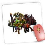 PC, gaming si accesorii - Periferice PC - Mousepad - Mousepad Gaming Dota 2 All Team Gang Dota2 Video Game, 21x19 cm - Infinity.ro