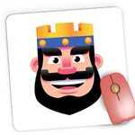 PC, gaming si accesorii - Periferice PC - Mousepad - Mousepad Gaming Red King Clash Royale Minecraft, 21x19 cm - Infinity.ro