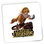 PC, gaming si accesorii - Periferice PC - Mousepad - Mousepad Gaming Ezreal League of Legends Fan Art LoL Rebel, 21x19 cm - Infinity.ro
