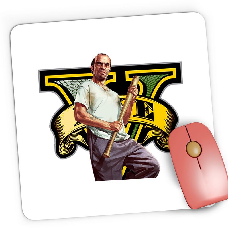 PC, gaming si accesorii - Periferice PC - Mousepad - Mousepad Gaming Trevor Philips Dancing GTA, 21x19 cm - Infinity.ro