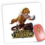 PC, gaming si accesorii - Periferice PC - Mousepad - Mousepad Gaming Ezreal League of Legends Fan Art LoL Rebel, 21x19 cm - Infinity.ro