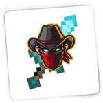 PC, gaming si accesorii - Periferice PC - Mousepad - Mousepad Gaming Bandit Cowboy Fortnite Minecraft, 21x19 cm - Infinity.ro