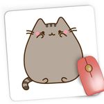 PC, gaming si accesorii - Periferice PC - Mousepad - Mousepad Gaming Pusheen Cat Emoji Plush Dragobete Day, 21x19 cm - Infinity.ro