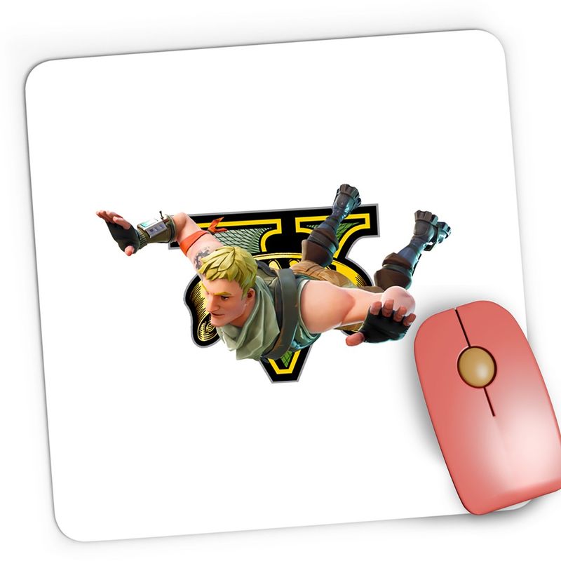 PC, gaming si accesorii - Periferice PC - Mousepad - Mousepad Gaming Fortnite Dropping, 21x19 cm - Infinity.ro