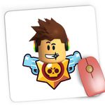 PC, gaming si accesorii - Periferice PC - Mousepad - Mousepad Gaming Roblox Player Brawl Stars, 21x19 cm - Infinity.ro