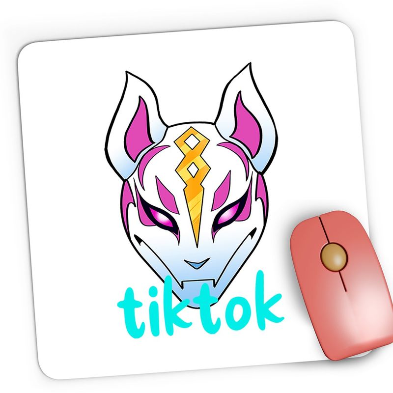 PC, gaming si accesorii - Periferice PC - Mousepad - Mousepad Gaming Drift Mask Fortnite Tiktok, 21x19 cm - Infinity.ro