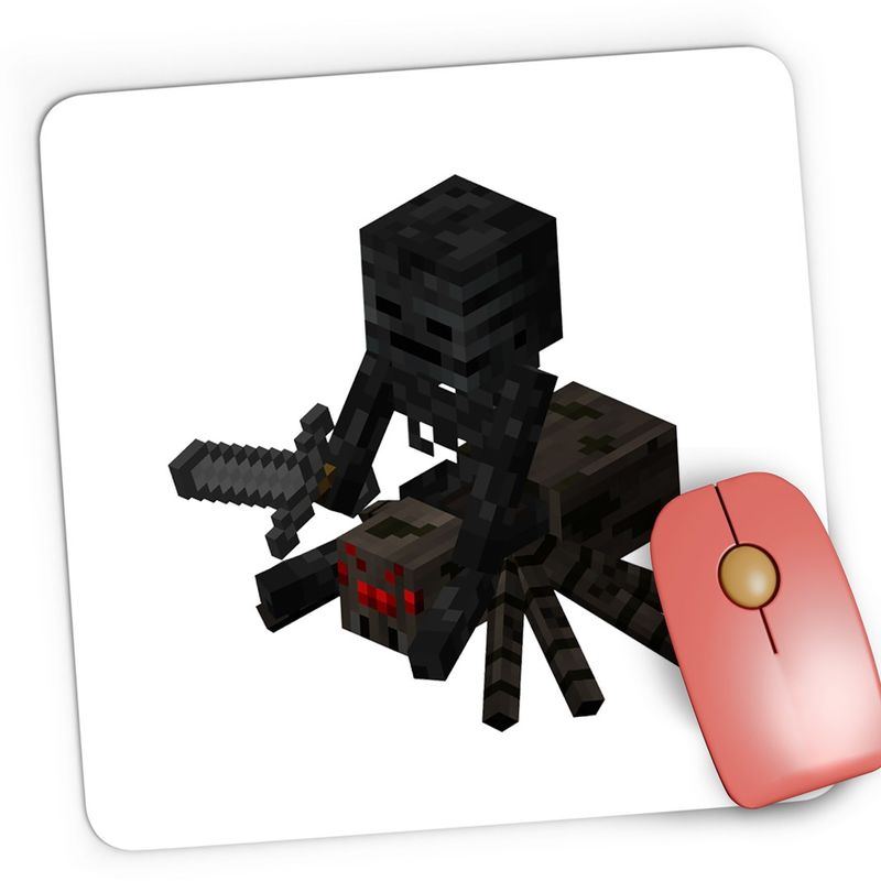 PC, gaming si accesorii - Periferice PC - Mousepad - Mousepad Gaming Cave Spider Rider Minecraft, 21x19 cm - Infinity.ro