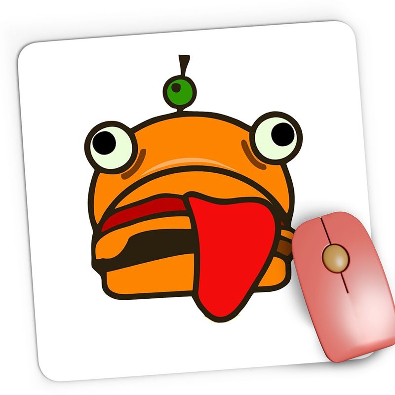 PC, gaming si accesorii - Periferice PC - Mousepad - Mousepad Gaming Fortnite Burger Play, 21x19 cm - Infinity.ro