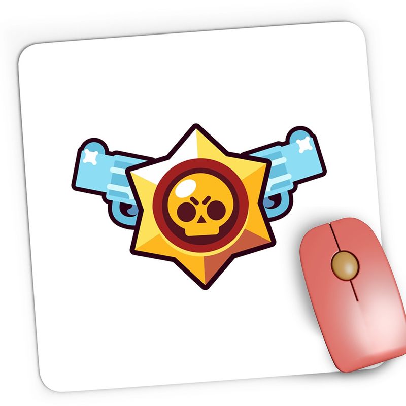PC, gaming si accesorii - Periferice PC - Mousepad - Mousepad Gaming Brawl Stars Play CSGO, 21x19 cm - Infinity.ro
