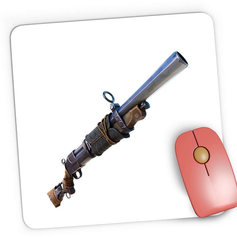 PC, gaming si accesorii - Periferice PC - Mousepad - Mousepad Gaming Fortnite Makeshift Shotgun Weapon, 21x19 cm - Infinity.ro