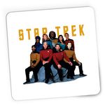 PC, gaming si accesorii - Periferice PC - Mousepad - Mousepad Gaming Star Trek Crew Members Aliens Together Animated Series, 21x19 см - Infinity.ro