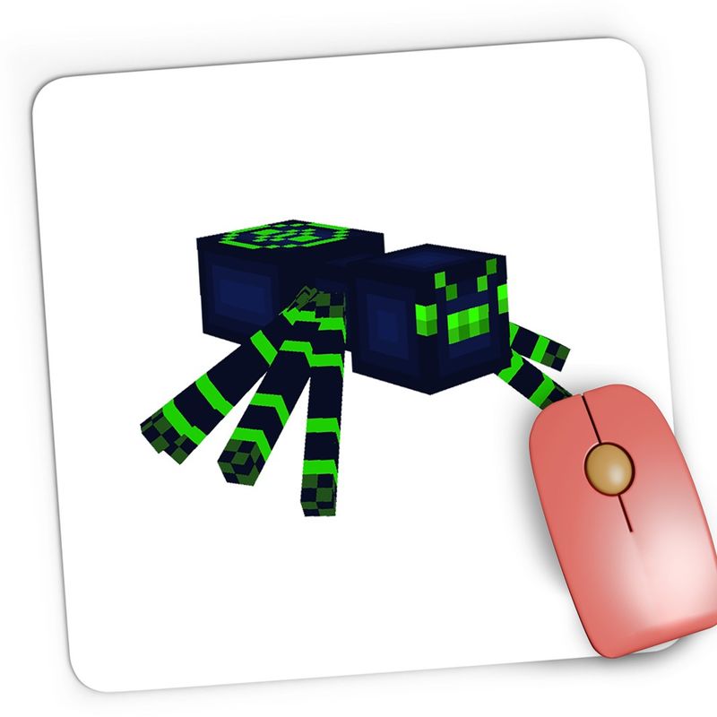 PC, gaming si accesorii - Periferice PC - Mousepad - Mousepad Gaming Minecraft Green Spider, 21x19 cm - Infinity.ro