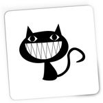 PC, gaming si accesorii - Periferice PC - Mousepad - Mousepad Gaming Cartoon Cat Black, 21x19 cm - Infinity.ro