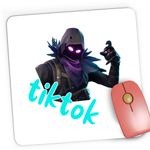 PC, gaming si accesorii - Periferice PC - Mousepad - Mousepad Gaming Raven Epic Skin Fortnite Tiktok, 21x19 cm - Infinity.ro