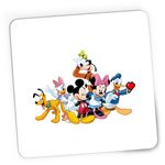 PC, gaming si accesorii - Periferice PC - Mousepad - Mousepad Gaming Mickey Mouse Group Photo Memory Pluto Donald Gooffy, 21x19 см - Infinity.ro