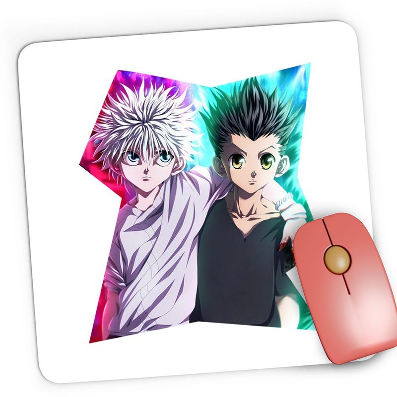 PC, gaming si accesorii - Periferice PC - Mousepad - Mousepad Gaming Hunter x Hunter Gon Killua Friends, 21x19 cm - Infinity.ro