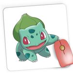 PC, gaming si accesorii - Periferice PC - Mousepad - Mousepad Gaming Bulbasaur Pokemon Minecraft, 21x19 cm - Infinity.ro