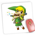 PC, gaming si accesorii - Periferice PC - Mousepad - Mousepad Gaming Legend of Zelda Link Spiridus Elf, 21x19 cm - Infinity.ro
