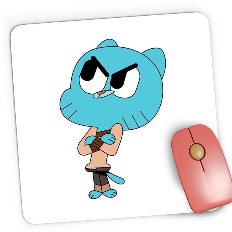 PC, gaming si accesorii - Periferice PC - Mousepad - Mousepad Gaming Gumball Desene Animate Roblox, 21x19 cm - Infinity.ro