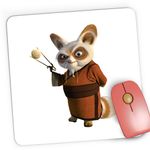 PC, gaming si accesorii - Periferice PC - Mousepad - Mousepad Gaming Master Shifu Kung Fu Panda Sensei Maestru, 21x19 cm - Infinity.ro