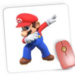 PC, gaming si accesorii - Periferice PC - Mousepad - Mousepad Gaming Super Mario Bros Fortnite Game, 21x19 cm - Infinity.ro