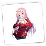 PC, gaming si accesorii - Periferice PC - Mousepad - Mousepad Gaming Darling in the FranXX Zero Two Human Klaxo, 21x19 cm - Infinity.ro