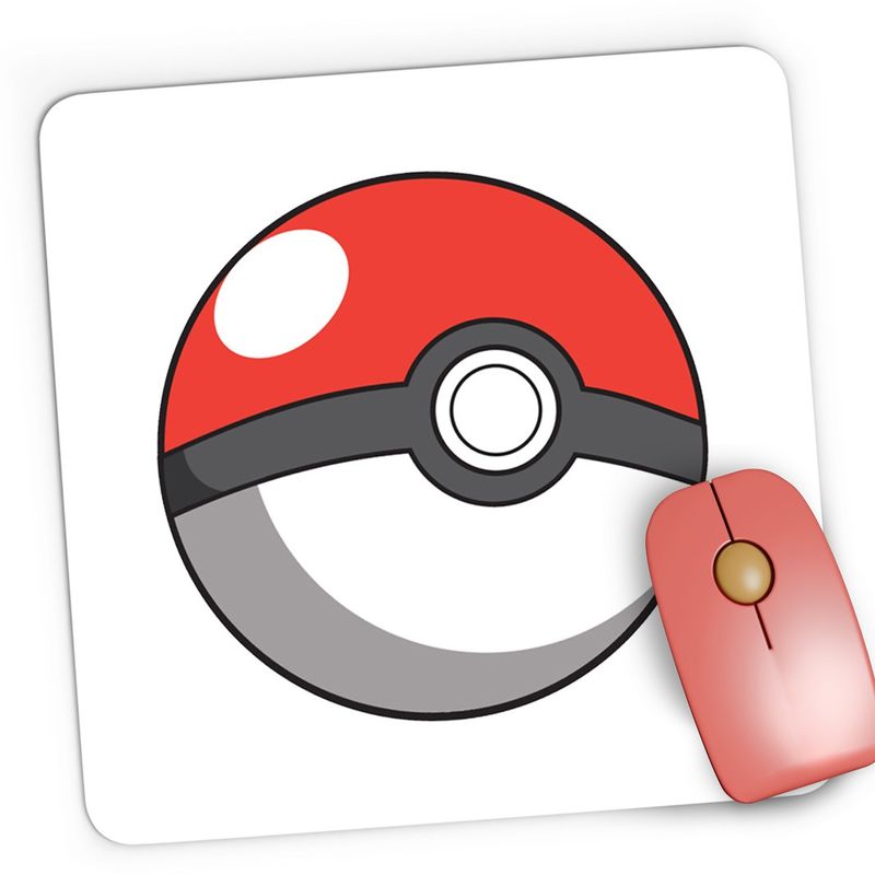 PC, gaming si accesorii - Periferice PC - Mousepad - Mousepad Gaming Pokemon Go Pokeball Card Plus Sword, 21x19 cm - Infinity.ro