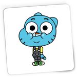 PC, gaming si accesorii - Periferice PC - Mousepad - Mousepad Gaming Gumball World Bebelino Desene Animate, 21x19 cm - Infinity.ro