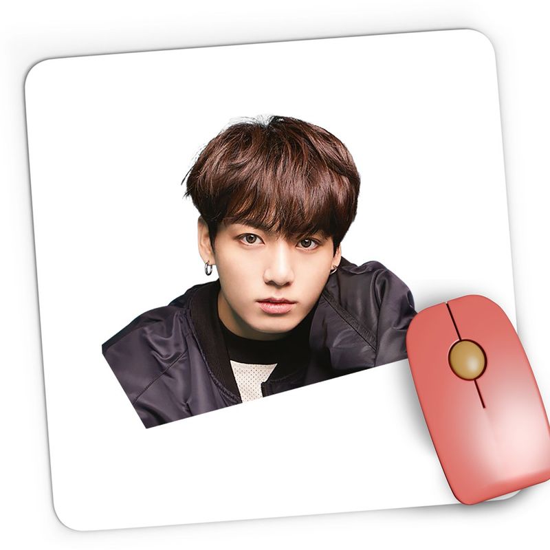 PC, gaming si accesorii - Periferice PC - Mousepad - Mousepad Gaming BTS Jungkook Singer Kpop, 21x19 cm - Infinity.ro