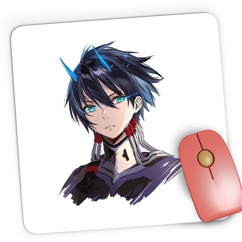 PC, gaming si accesorii - Periferice PC - Mousepad - Mousepad Gaming Darling in the FranXX Hiro Pilot, 21x19 cm - Infinity.ro