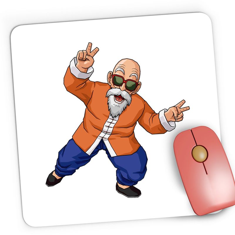 PC, gaming si accesorii - Periferice PC - Mousepad - Mousepad Gaming Dragonball Z Master Roshi Bunic Bunel Mos Anime, 21x19 cm - Infinity.ro