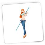 PC, gaming si accesorii - Periferice PC - Mousepad - Mousepad Gaming Bad Girl Anime One Piece Nami Pirat, 21x19 cm - Infinity.ro