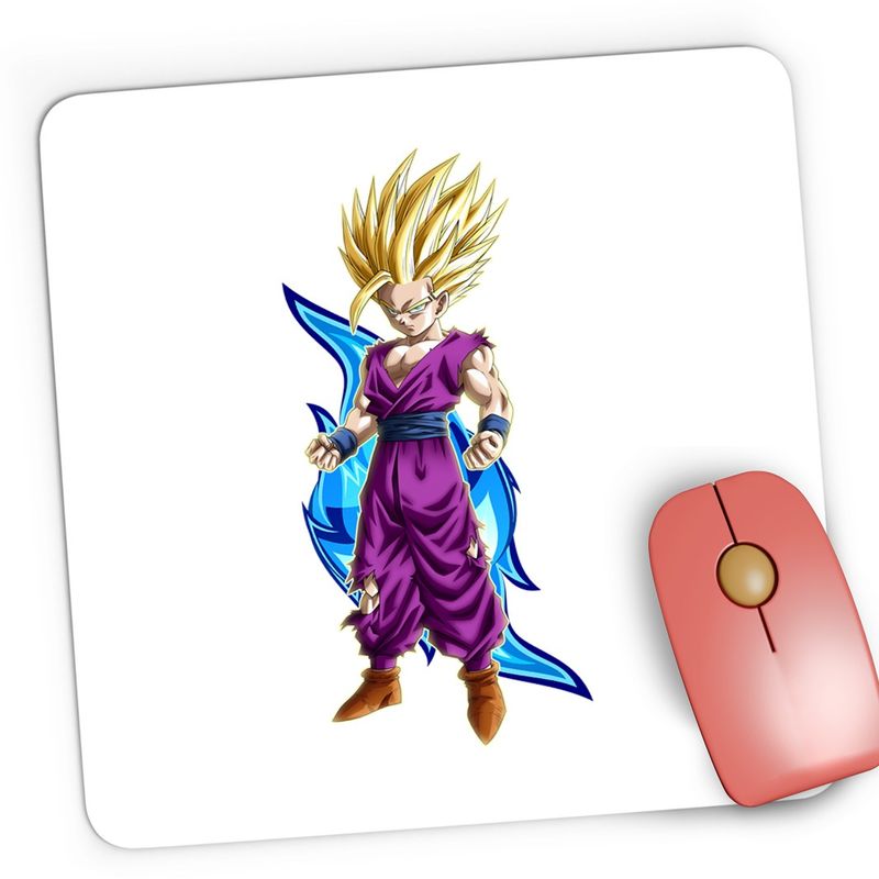 PC, gaming si accesorii - Periferice PC - Mousepad - Mousepad Gaming Dragon Ball Z Gohan Youtuber Gamer, 21x19 cm - Infinity.ro