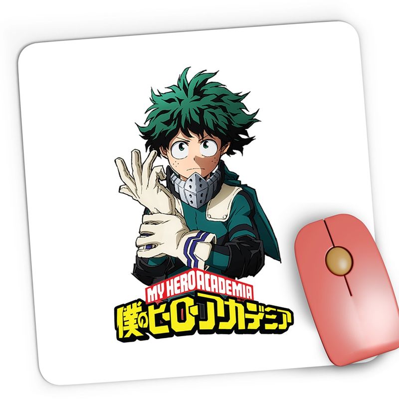 PC, gaming si accesorii - Periferice PC - Mousepad - Mousepad Gaming Boku no Hero Academia Deku Anime Manga, 21x19 cm - Infinity.ro