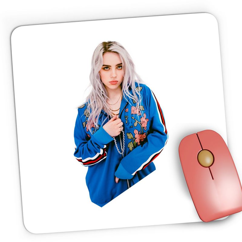 PC, gaming si accesorii - Periferice PC - Mousepad - Mousepad Gaming Billie Eilish Singer Your Power, 21x19 cm - Infinity.ro
