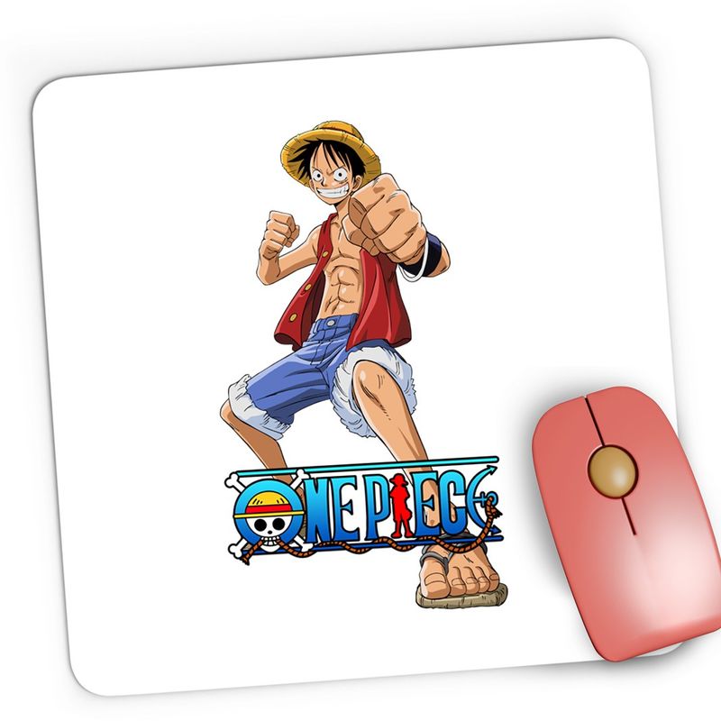 PC, gaming si accesorii - Periferice PC - Mousepad - Mousepad Gaming One Piece Monkey D Luffy Eiichiro Oda Anime, 21x19 cm - Infinity.ro