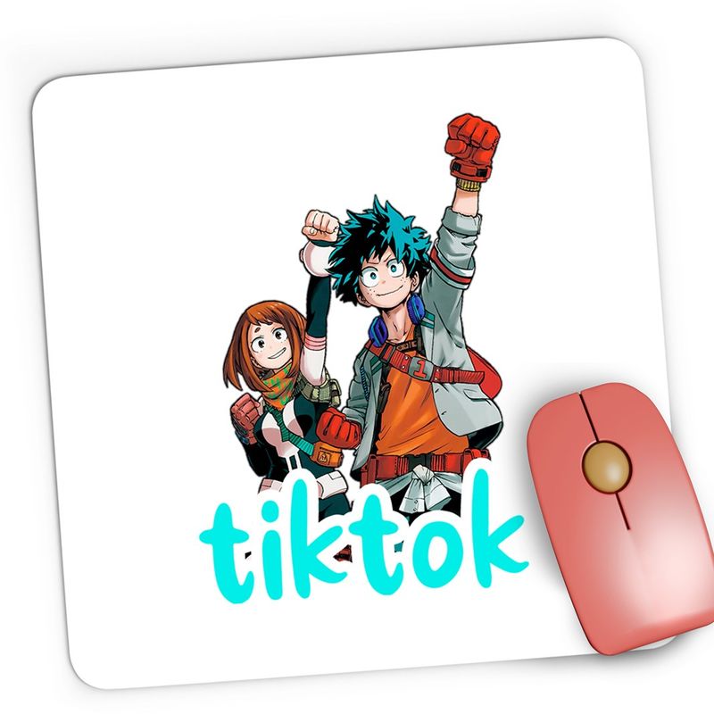 PC, gaming si accesorii - Periferice PC - Mousepad - Mousepad Gaming My Hero Academia Tiktok Tik Tok Anime, 21x19 cm - Infinity.ro