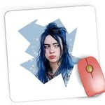PC, gaming si accesorii - Periferice PC - Mousepad - Mousepad Gaming Billie Eilish I Love You, 21x19 cm - Infinity.ro