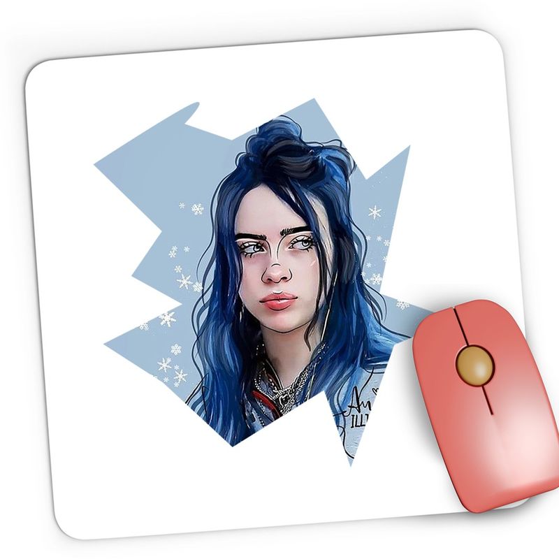 PC, gaming si accesorii - Periferice PC - Mousepad - Mousepad Gaming Billie Eilish I Love You, 21x19 cm - Infinity.ro