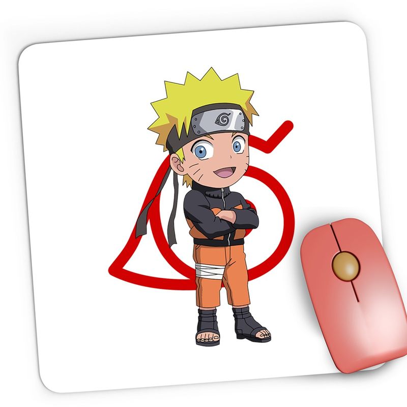 PC, gaming si accesorii - Periferice PC - Mousepad - Mousepad Gaming Naruto Akatsuki Bebe Ninja Anime Manga, 21x19 cm - Infinity.ro