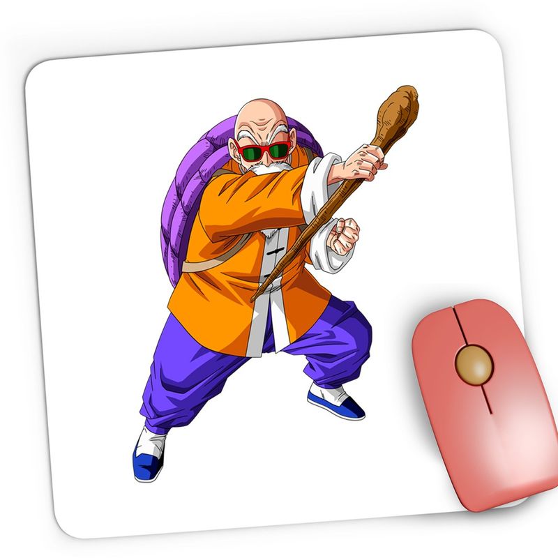 PC, gaming si accesorii - Periferice PC - Mousepad - Mousepad Gaming Master Roshi Sensei Kung Fu Antrenor Profesor, 21x19 cm - Infinity.ro