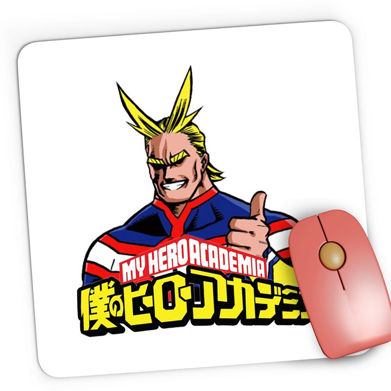 PC, gaming si accesorii - Periferice PC - Mousepad - Mousepad Gaming My Hero Academia All Might Anime Manga, 21x19 cm - Infinity.ro
