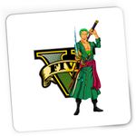 PC, gaming si accesorii - Periferice PC - Mousepad - Mousepad Gaming One Piece Roronoa Zoro GTA Anime Zorro, 21x19 cm - Infinity.ro