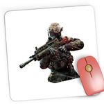 PC, gaming si accesorii - Periferice PC - Mousepad - Mousepad Gaming Call of Duty Modern Warfare Sniper, 21x19 cm - Infinity.ro