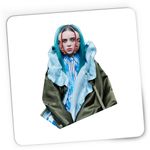 PC, gaming si accesorii - Periferice PC - Mousepad - Mousepad Gaming Billie Eilish Tourette Syndrome, 21x19 cm - Infinity.ro