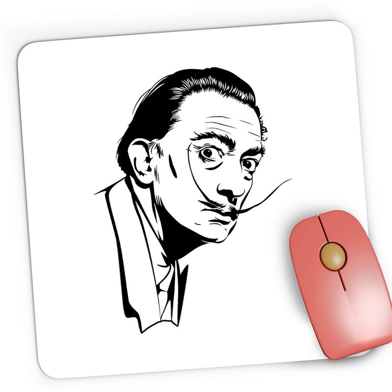 PC, gaming si accesorii - Periferice PC - Mousepad - Mousepad Gaming Salvador Dali Pictor Arte Casa de Papel, 21x19 cm - Infinity.ro