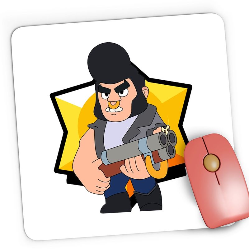 PC, gaming si accesorii - Periferice PC - Mousepad - Mousepad Gaming Bull Brawl Stars Fortnite, 21x19 cm - Infinity.ro