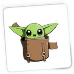 PC, gaming si accesorii - Periferice PC - Mousepad - Mousepad Gaming Baby Yoda Cute Pocket, Mandalorian, 21x19 cm - Infinity.ro